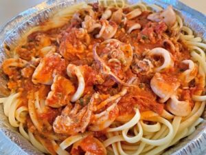 2019-03-25 spaghetti with calamari