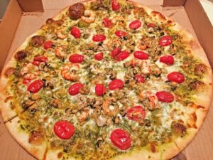 o (13) margherita pizza